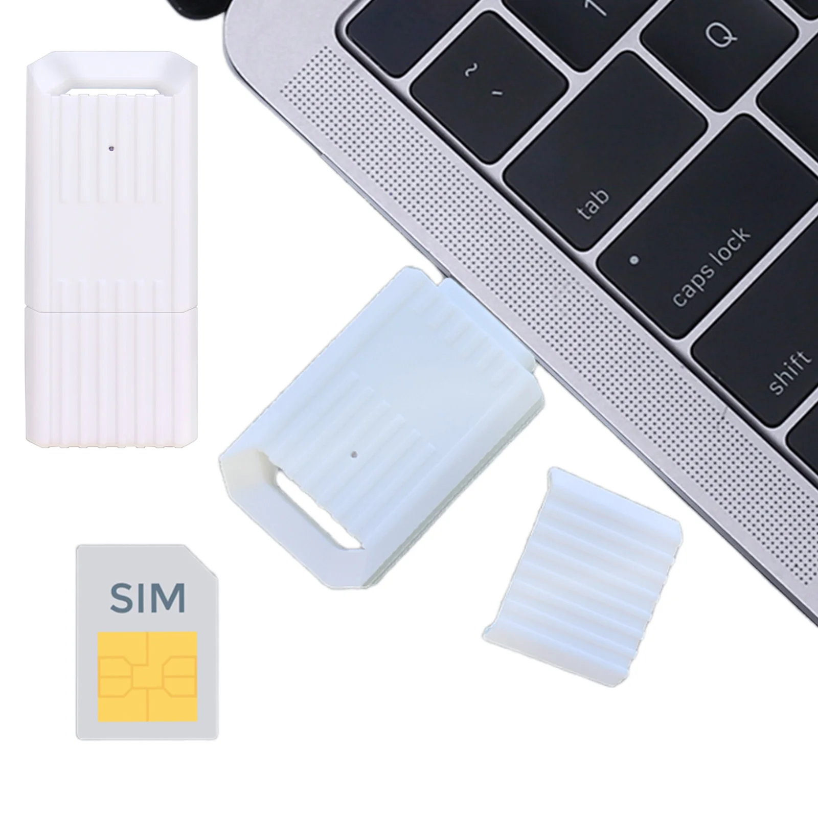 

USB /Type-C Smart Card Reader High-Speed ESIM Card Adapter USB C Type C Converter IC Card Bank Chip Card Reader for Windows PC