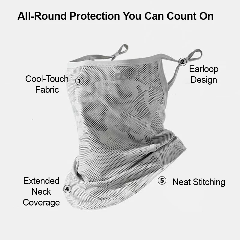 Cache-cou et masque facial uni - Fishing Mask Sun Protection avis et prix