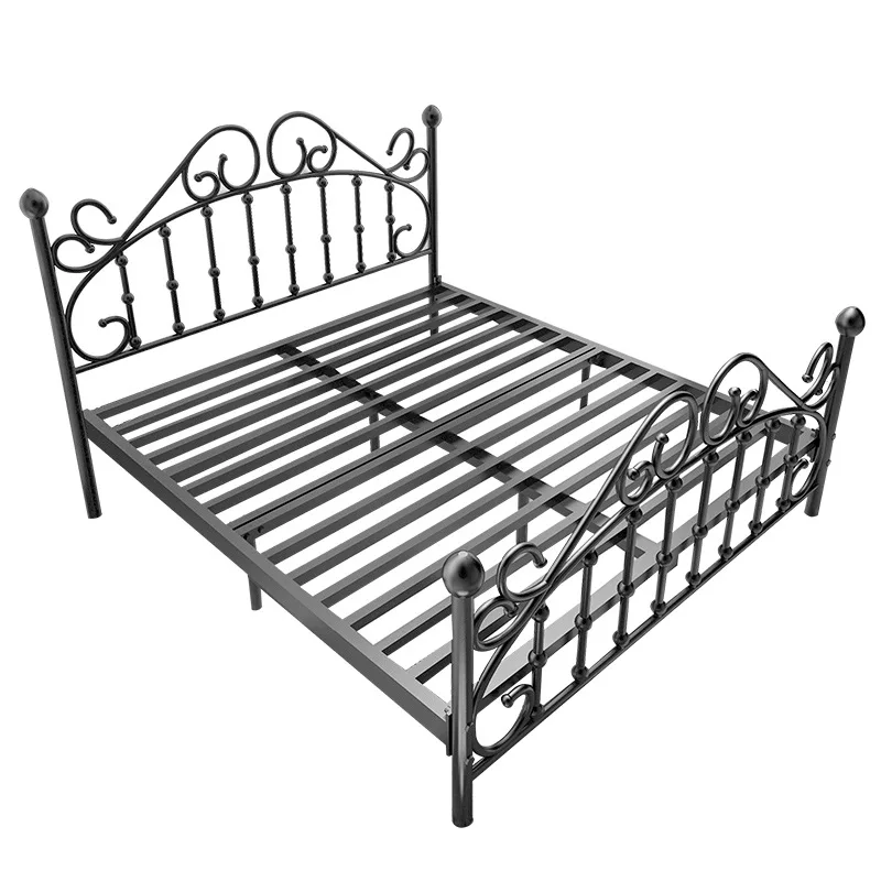 

120×200CM Iron Bed Frame - Simple Modern Design, Stable Twin room & Dormitory Suitable Teens
