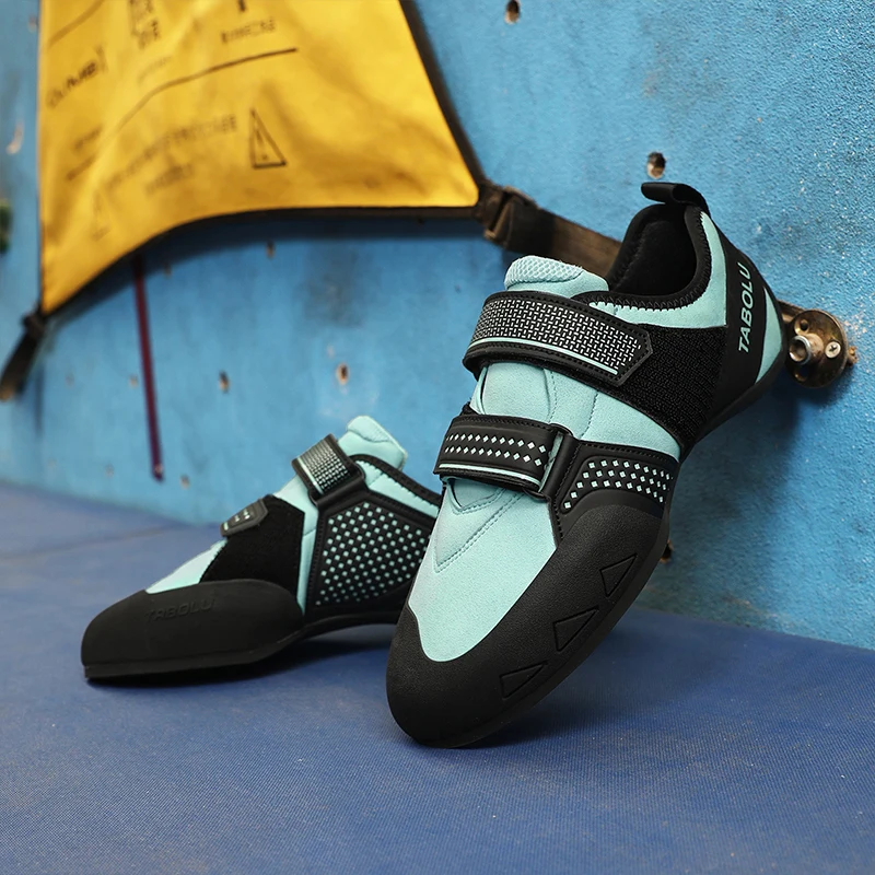 Lightweight Rock Climbing Training Shoes Sticky Rubber Sole Flexible Gear for Indoor Outdoor Bouldering Sport Climbing Footwear