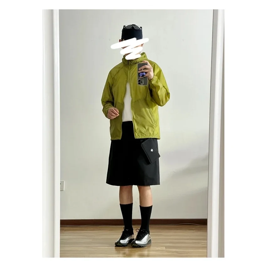 

Lightweight Tear-Resistant Texture Waterproof Sun Protection Jaet 25-Year Color Matched Skin-Friendly Stand Fit Coat