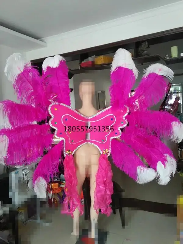 

Atmospheric Opening Show Feather Backboard Butterfly Backboard Ostrich Feather Backboard