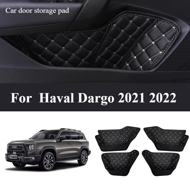 

For Great Wall Haval Dargo 2021 2022 Car Front Rear Door Inner Armrest Handle Door Multifunctional Storage Box Cover Accessories