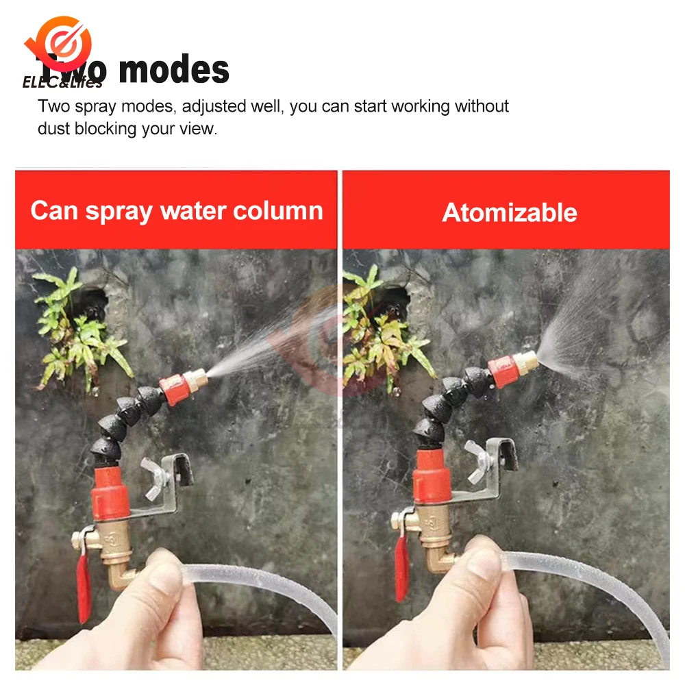 Nozzle Coolant Dust Remover Water Sprayer System Misting Dust-Proof for Marble Brick Tile Cutting Machine Angle Grinder Cutter