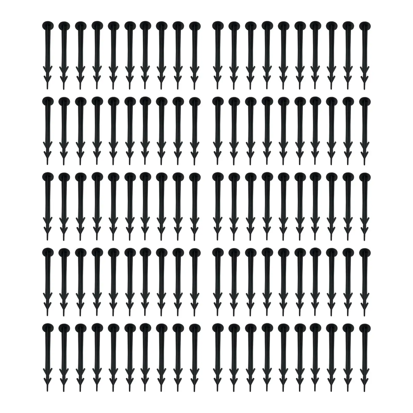 100x Garden Stakes Yard Landscape Nails Anchor Fixing Anchor Pegs for Landscape Fabric Lawn Edging Keeping Garden Netting Down