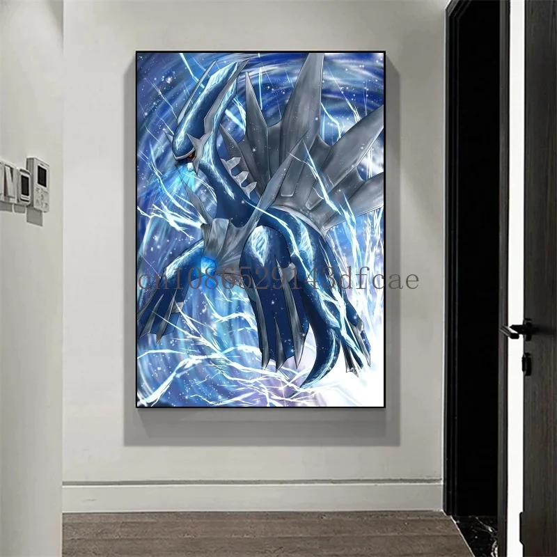 Poster Anime Pokemon Karakter Pikachu Charizard HD Lukisan Kanvas Cetak Cocok untuk Hadiah Lukisan Seni Dekorasi Dinding Rumah