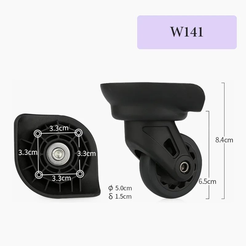 For W141 Luggage Compartment Silent Wheels - Durable Universal Replacement + Tool for Easy Installation