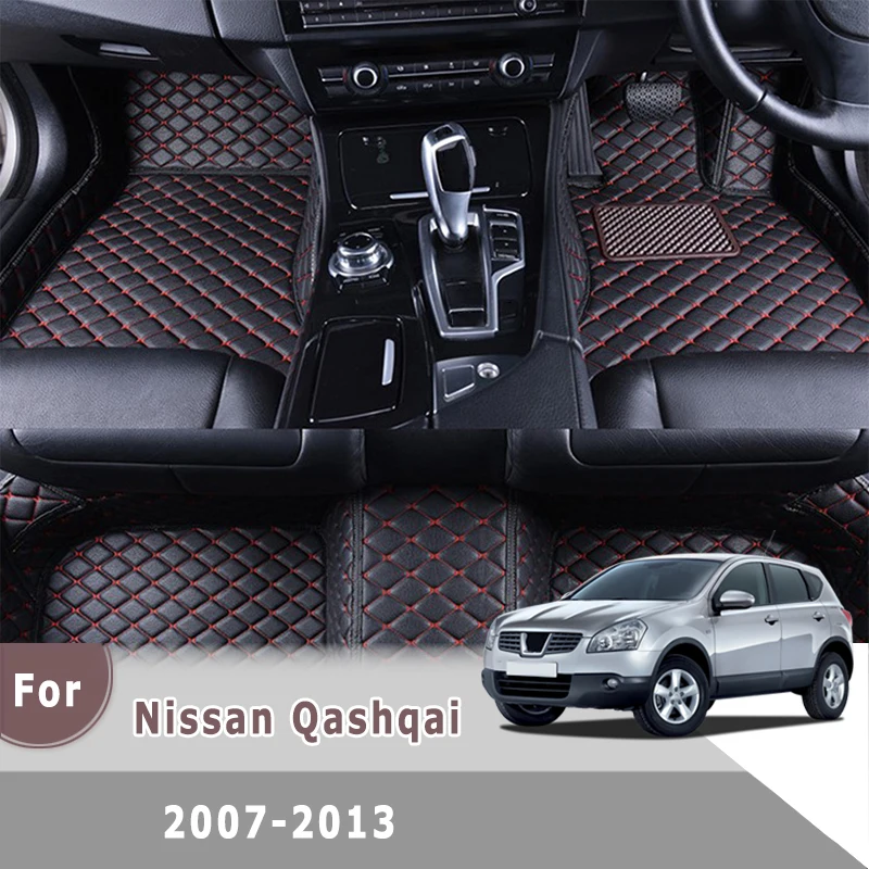 

Автомобильные коврики RHD, коврики для Nissan Qashqai J10 2007 2008 2009 2010 2011 2012 2013, аксессуары для салона автомобиля, водонепроницаемые коврики