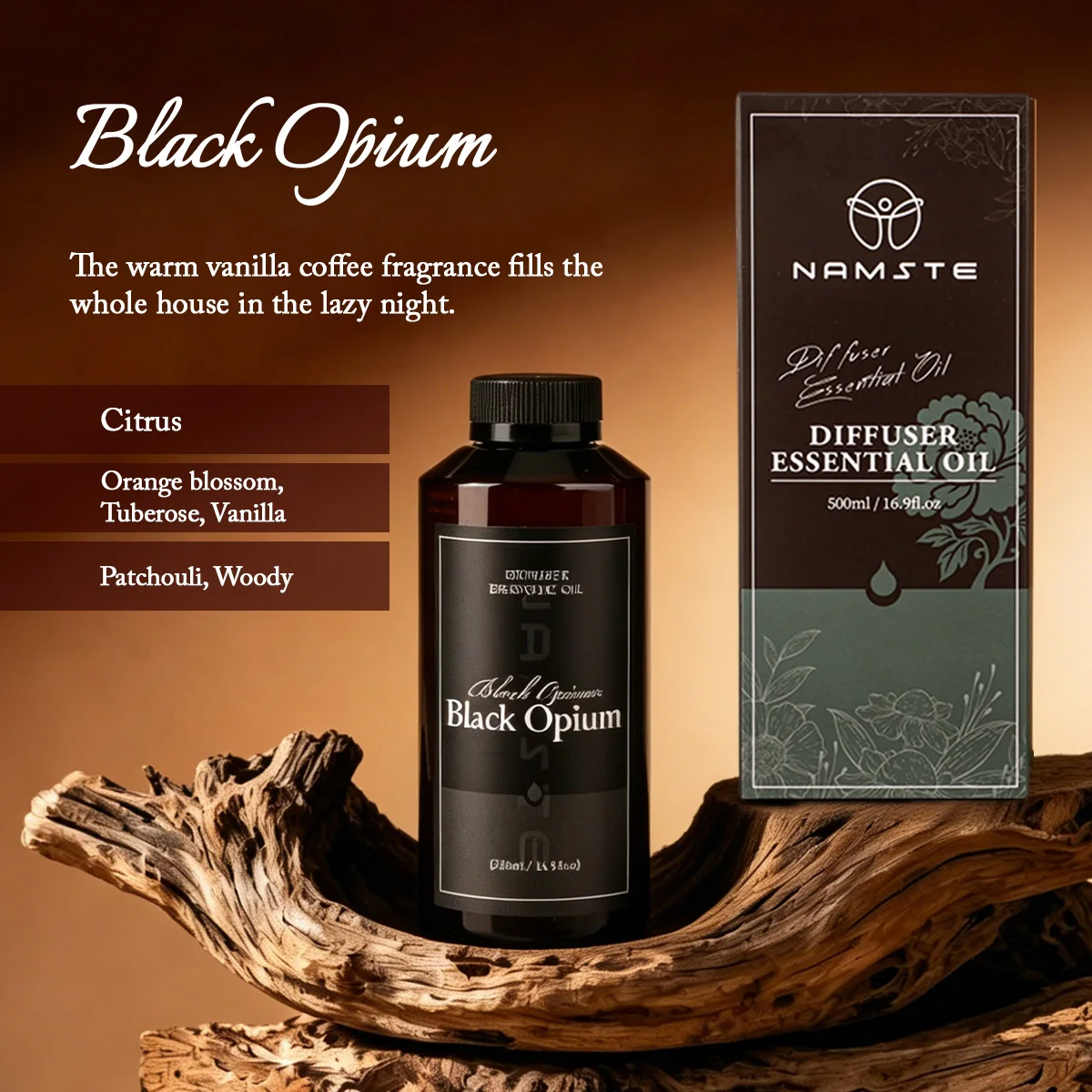Namste New Diffuser Essential Oils Oasis Hotels Home 500ML Aromatic Oil Air Freshener Fragrance Scent Machine Fragrant Device