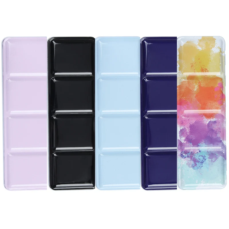 Colorful Empty Palette Case Tins Box Paint Watercolor Paints Painting Supplies