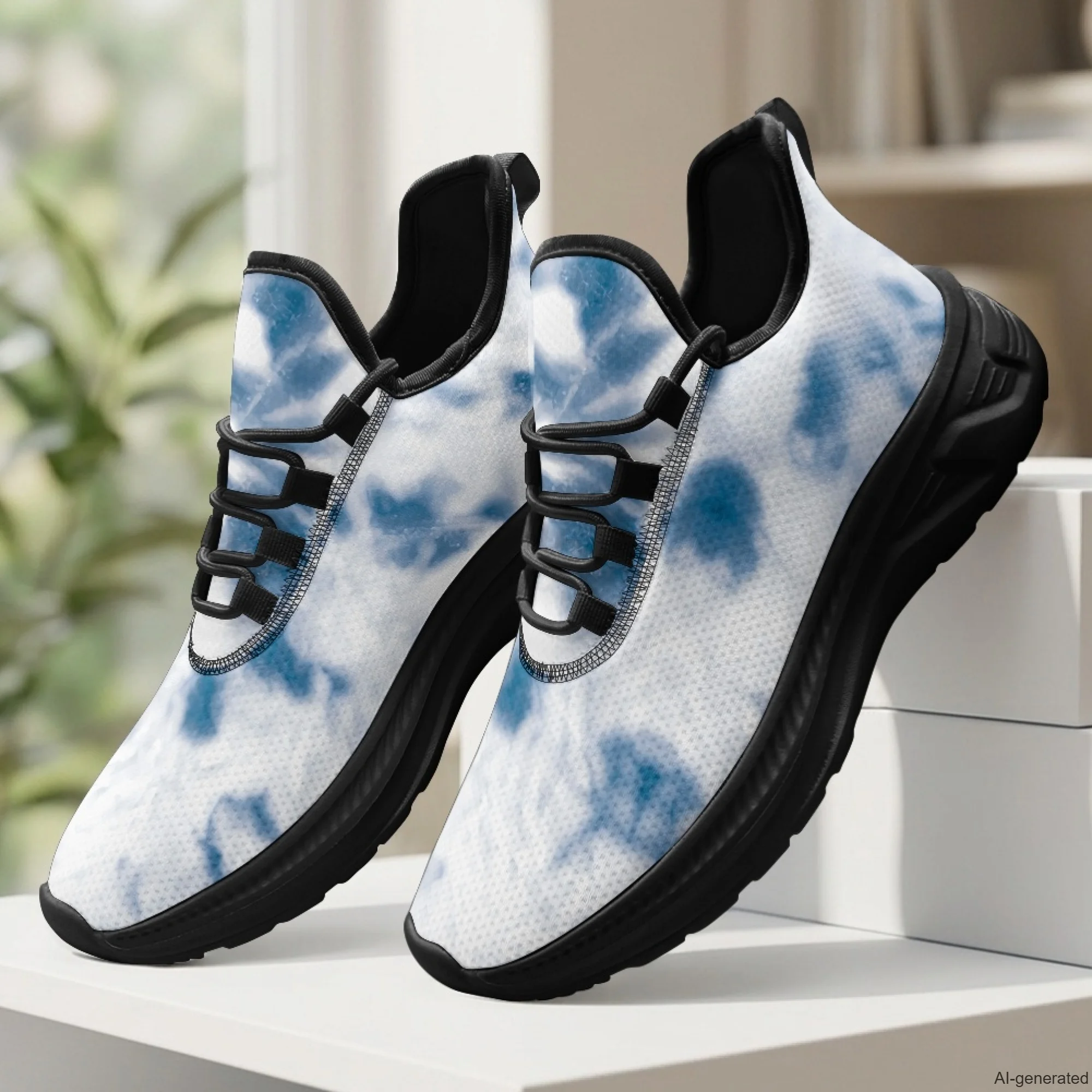 XIXIRIMIDO Womens Walking Shoes Nurse Shoes Nurse Sneakers Tie-Dye Print Tenis Masculino De Corrida Barefoot Shoes 35-48