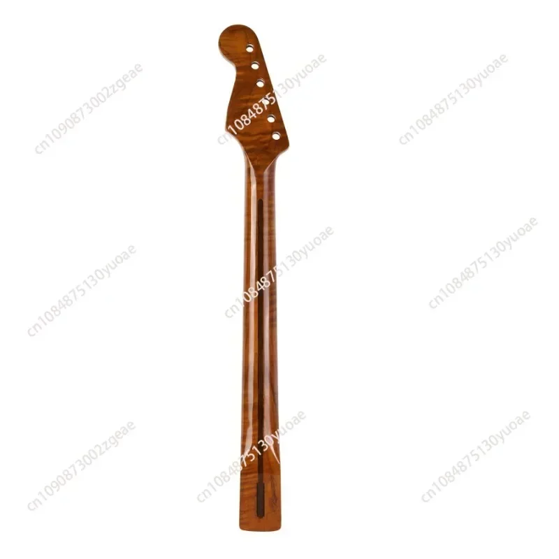 21 frets, beef bone pillow, tiger roasted maple, guitar handle, neck, suitable for ST Strat