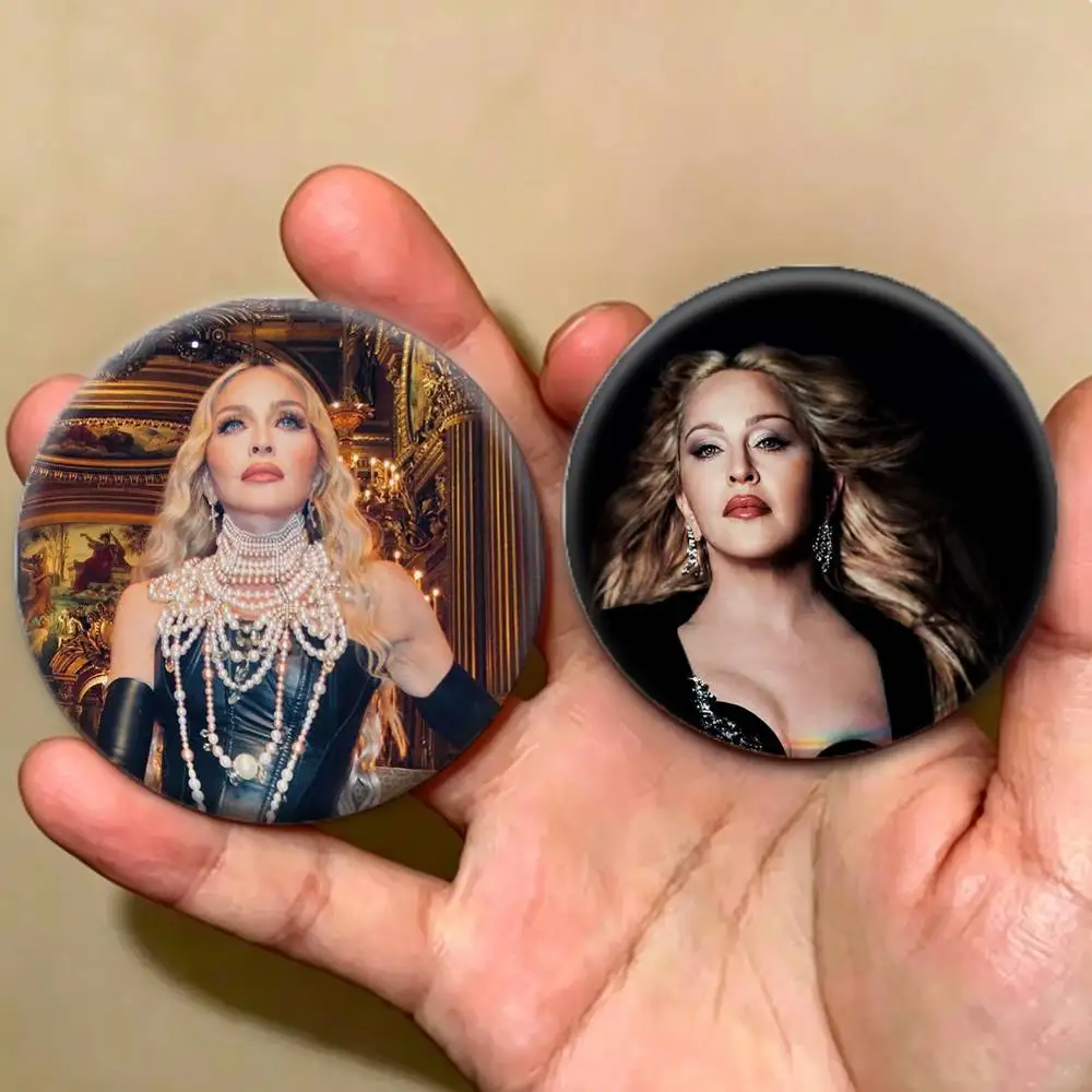Queen of Pop M-Madonna CONFESSIONS II  Badges Creative Tinplate Button PinsBrooch Badge Clothes Backpack