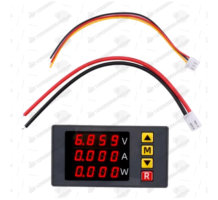 

Цифровой измеритель напряжения и тока постоянного тока с 4-разрядным LED-дисплеем, 0-100В/10А