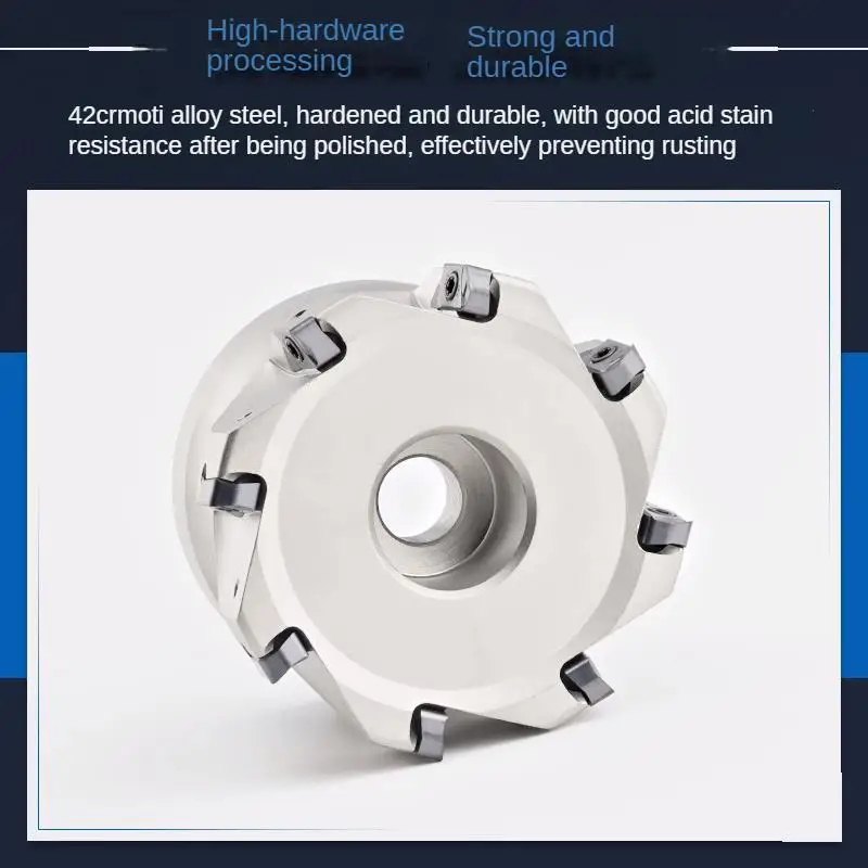 EXN03R fast feed milling cutter disc large cutting depth installation LNMU0303ZER milling cutter blade double-sided use