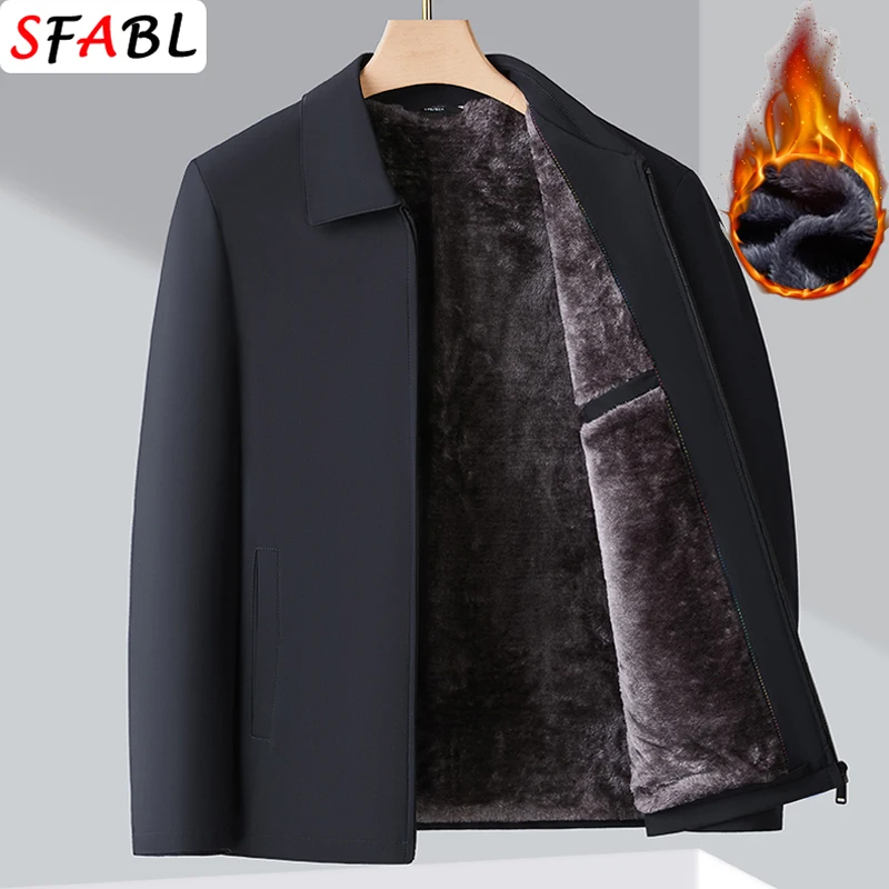 

Winter Thickened Parka Men Winter Warm Windproof Jackets for Men's Winter Jacket Coats Comfortable Outdoor Men's Overcoat Male