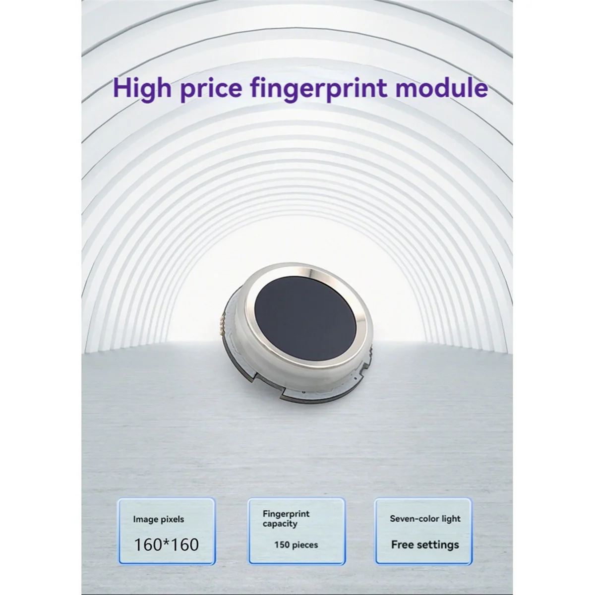 Efficient R502S Fingerprint Module Capacitive Fingerprint Module with RGB Light
