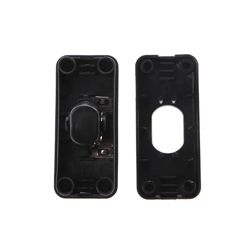 652F 250V 2A Inline ON / OFF Lâmpada Interruptor Interruptor Rocker Preto