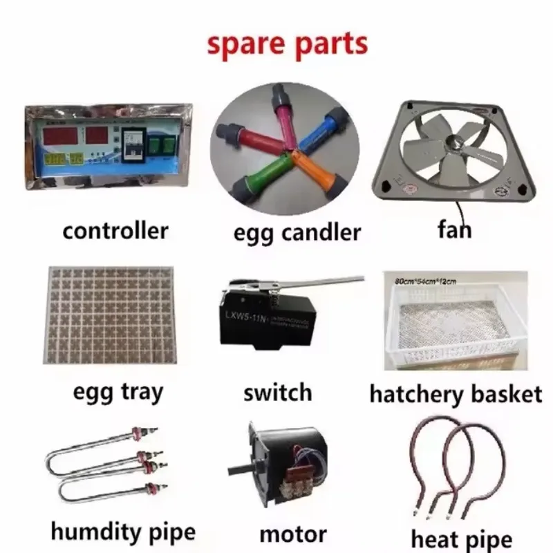 سعر حاضنة البيض المعتمد من شركة Tolcat 1056 Eggs Ce / آلة حاضنة الدواجن / آلة تفقيس الدجاج بسعر رخيص