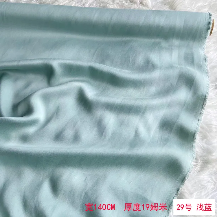 

36 color Summer Sandwashed Silk Charmeuse Fabric, Soft and Smooth Mulberry Silk for Shirts and Dresses