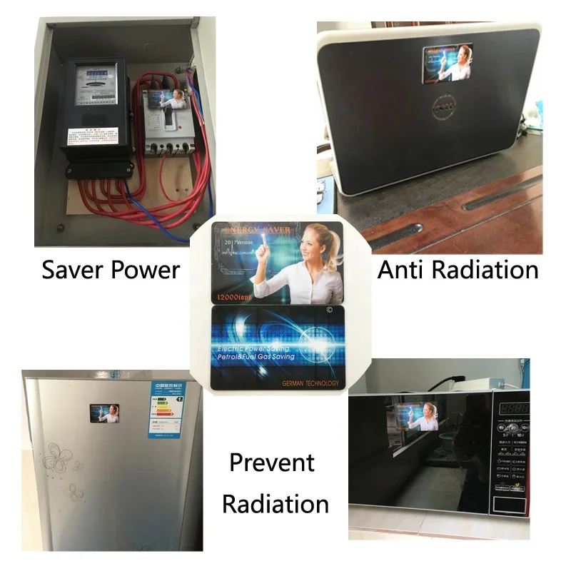 Terahertz de energía eléctrica personalizada, tarjeta de ahorro de energía, 20000 iones negativos