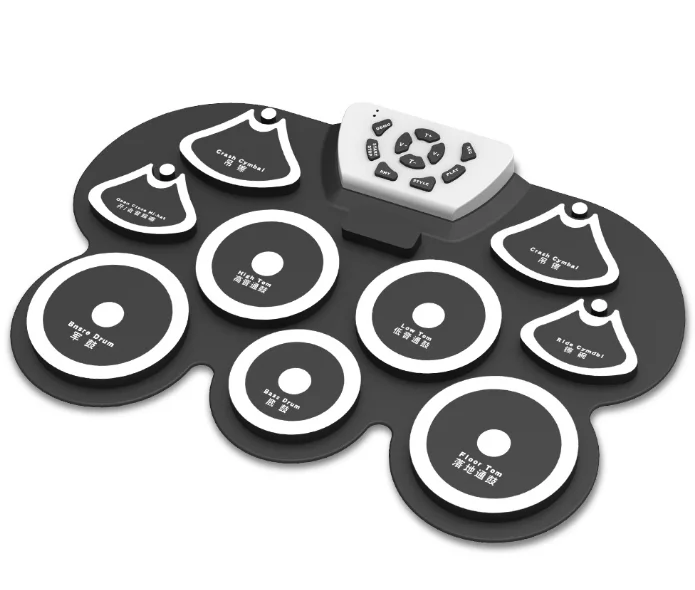 Cloud Music Hand Roll Electronic Drum Reverb Kit Drum DTX Game Portable G101 Beginner