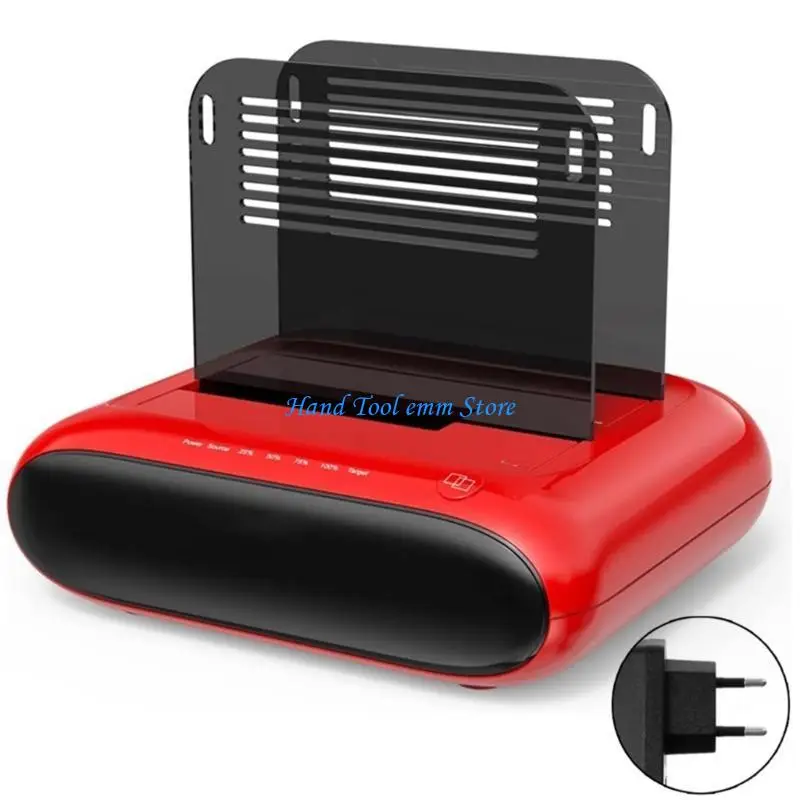 

H37F Hard Drive Docking Station to USB3.0 2 Bay Adapters for 2.5/3.5" SSD HDD