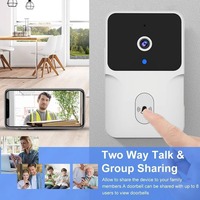 Wireless Doorbell Camera Wifi HD Night Vision Digital Door Peephole Smart Home Intercom Video Eye Ring Door Entry Bell Security