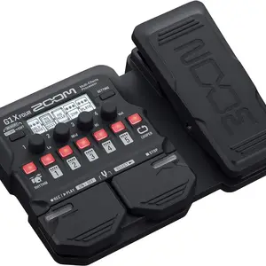 Processador multiefeitos de guitarra Zoom G1X FOUR com pedal de expressão, com mais de 70 efeitos integrados, modelagem de amplificador, looper, ritmo sect 10 principais vendas pedaleira zoom g1x on - №3