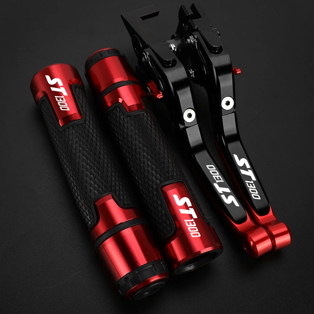 

FOR HONDA ST1300 ST 1300 2008-2012 Motorcycle Aluminum Adjustable Brake Clutch Levers Handlebar Hand Grips Ends 2011 2010 2019