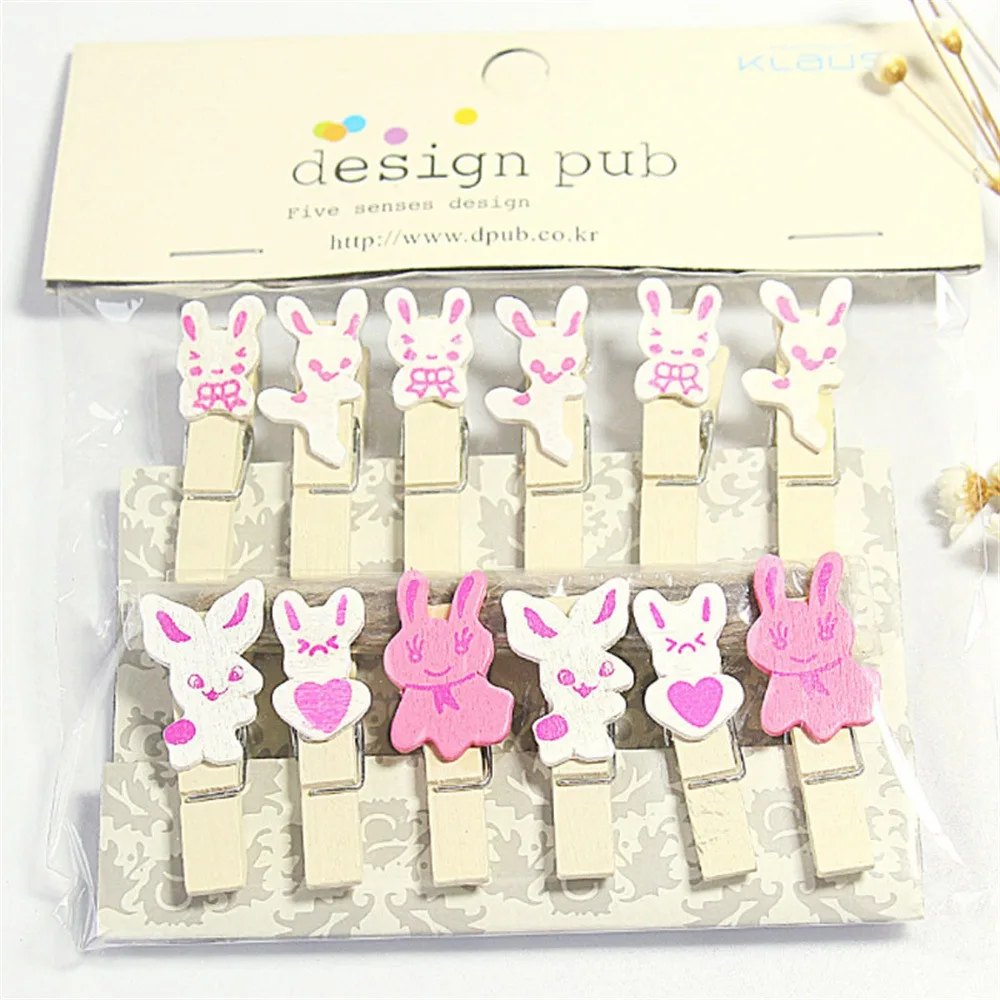 กระต่ายตกแต่งแขวนอีสเตอร์สีคลิปการ์ดสล็อตแบบพกพาคลิปของขวัญปาร์ตี้กระต่ายตกแต่งผู้ถือรูปถ่ายอย่างแน่นหนา