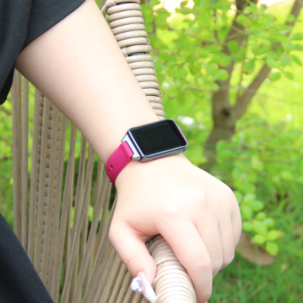 Watch Strap For Honor Band 9 Reverse-buckle Quick Release Frontier Skin-friendly Silicone Replacement Smart Watch Band Unisex