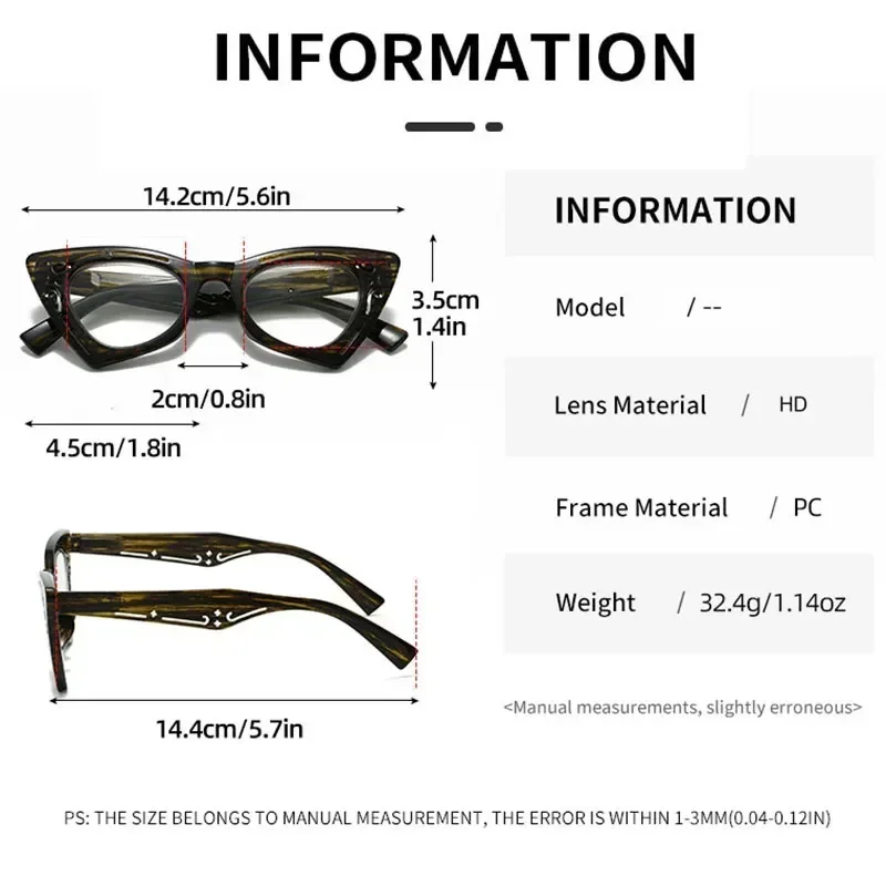 New Party Butterfly Frame Anti-Blue Reading Glasses Spring Legs Color Frame Presbyopia Eyeglasses Fashion Design Elder Mirror