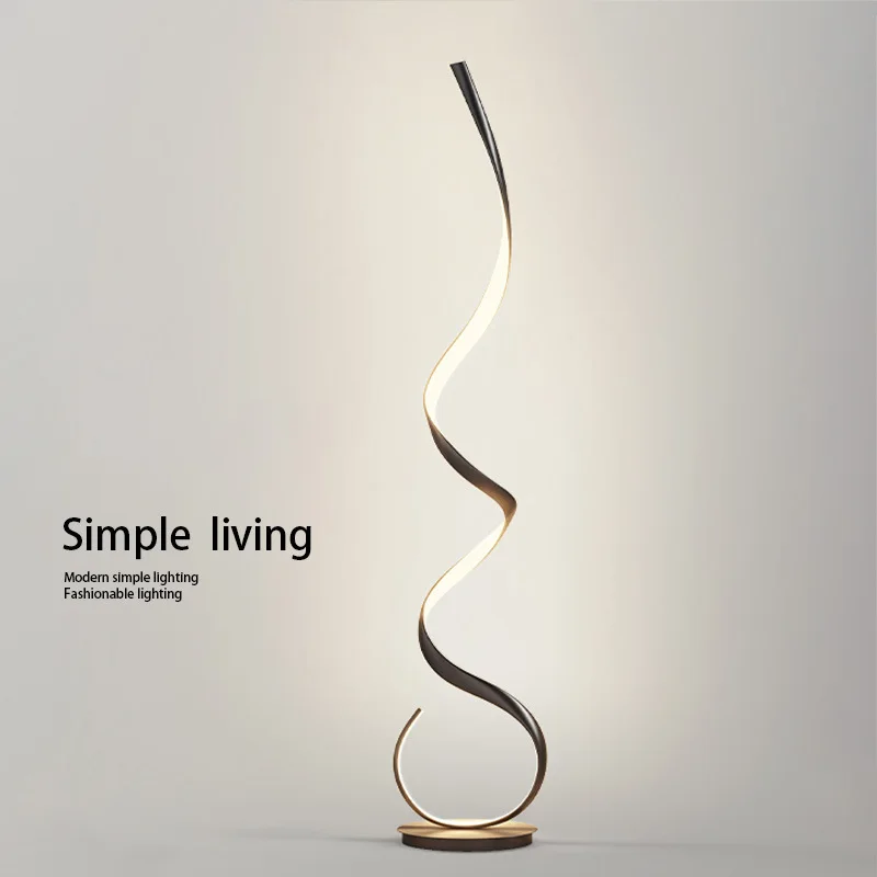 Floor lamp, living room minimalist ambient light, line light