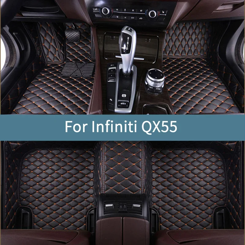 Car Floor Mats For Infiniti QX55 2021 2022 2023 2024 2025 2026   Floor Mats For Cars All Weather Waterproof Full Set