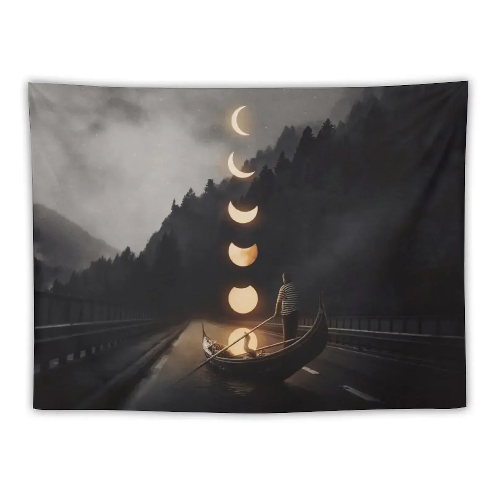 

Moonlight Tapestry Wall Decoration Items Wall Art Art Mural Tapestry