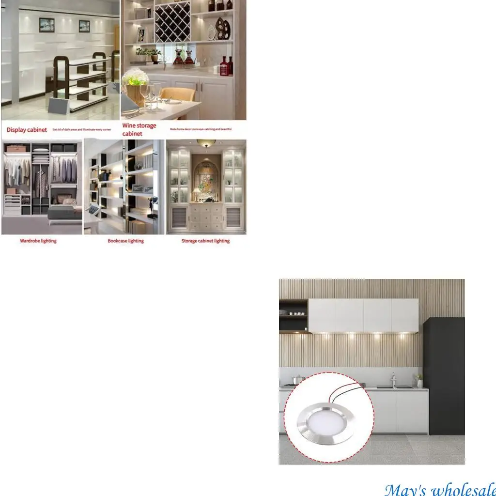 

Recessed Cabinet LED Light Recessed Fixture Suitable for Kitchen Shelf Use 448A