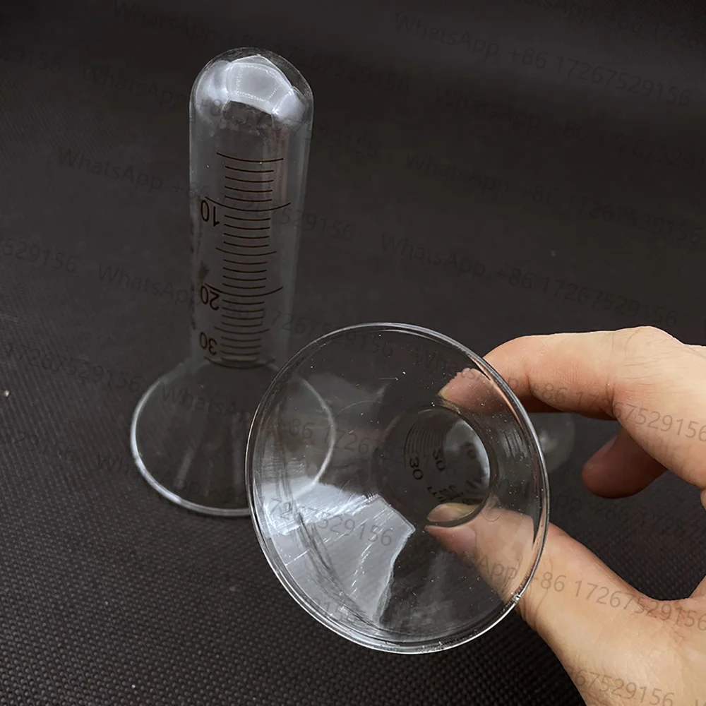 Pet Animals Canine Dog Use Semen Collection Glass Tubes 30ml With Scale Reusable Artificial Insemination Breeding Mating Tools