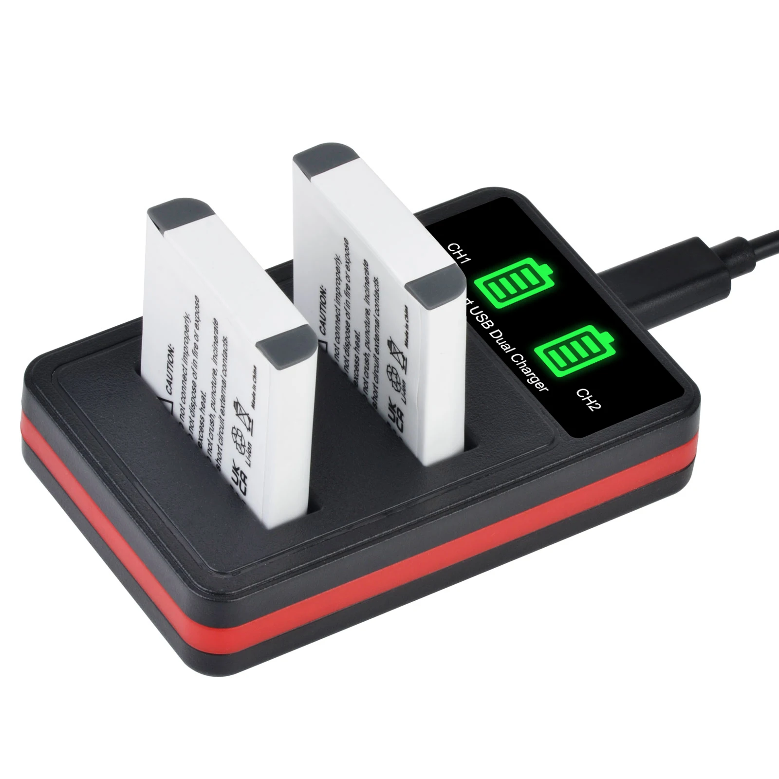 بطارية دورابرو وشاحن ليد مزدوج ، سوني سيبراني شوت ، شوت ، من من من من ، من من ، من من من ، من ، من ، من ، ومن ثم