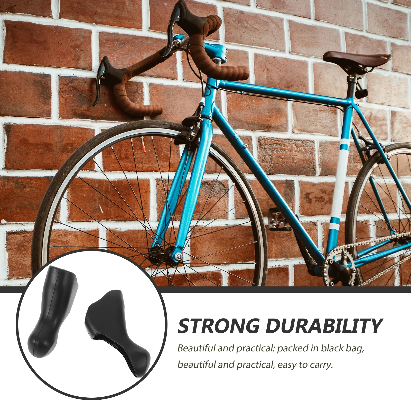 

1 Pair Silicone Brake Handle Covers Anti-Skid Durable Brake Lever Protector For Mountain Bike Cycling Handlebar Grips Outdoor