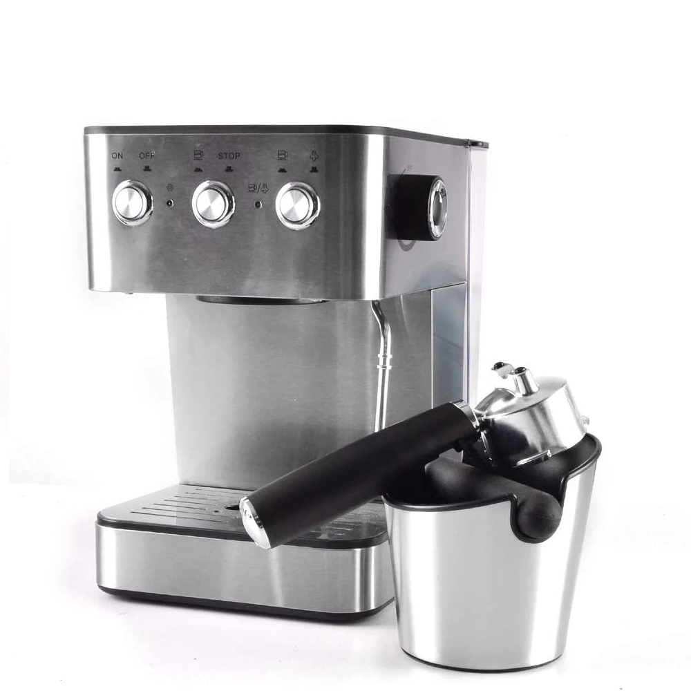 Coffee Grind Knock Box Coffee Grind Dump Bin Waste Bin Stainless Steel Espresso Knock Box for Espresso Maker Household Cafe Tool