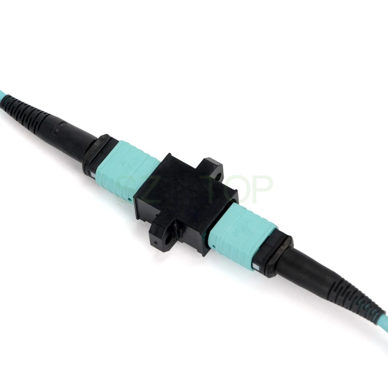 

MPO fiber adatper 12 24core adapter Fiber Optic connector FTTH Fiber Optic Adapter Single Mode Fiber Optical Coupler customized