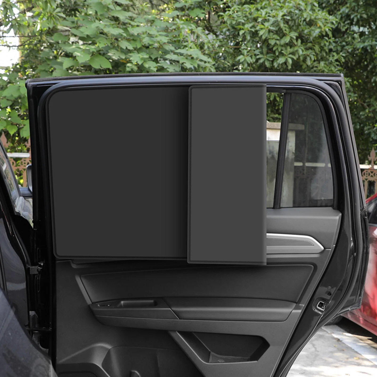 Magnetic Car Side Window Sunshade Cover Sun Visor Summer Protection Window Curtain for Front Rear Black Auto Accessories