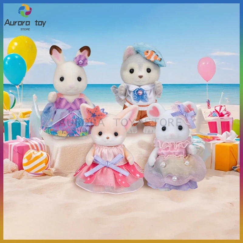 جديد عائلات سيلفانيان صندوق أعمى Vulpes Zerda أرنب صندوق الغموض أنيمي الشكل تحصيل لعبة مخصصة زخرفة فتاة هدية عيد ميلاد #1