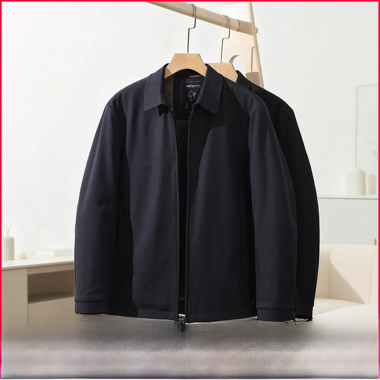 

Мужская повседневная куртка из хлопка, ветрозащитная, теплая, на молнии, с воротником-стойкой, из полиэстера, с длинными рукавами, молодежная, модная