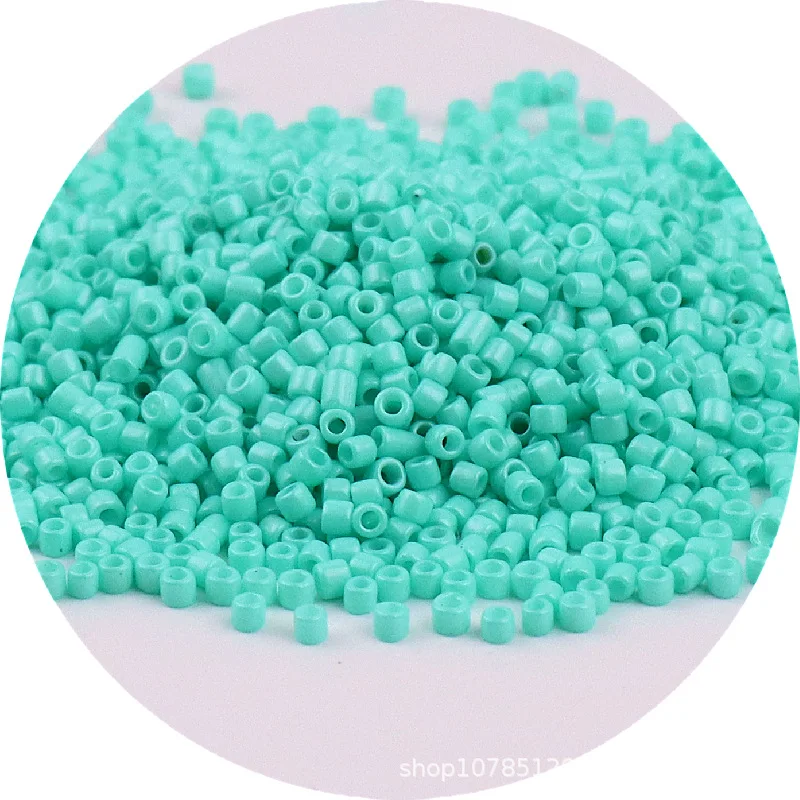 1680pcs 11/0 Glass Beads 1.3x1.6mm Opaque Colors Spacer Seed Beads for Jewelry Making Garments Sewing Accessories