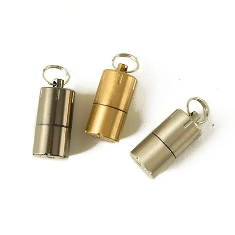 Mini Diesel Torch Lighter Portable Keychain Lighters Retro Kerosene Lighter Key Chain Cigarette Lighters Smoking Accessories