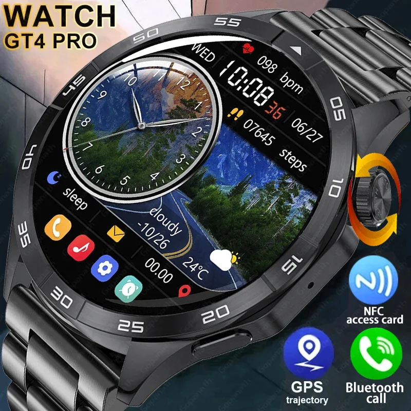 2024 nuevo reloj inteligente Bluetooth llamada música relojes inteligentes para hombres 1,50 "Full Touch Dial Fitness Tracker impermeable Smartwatch