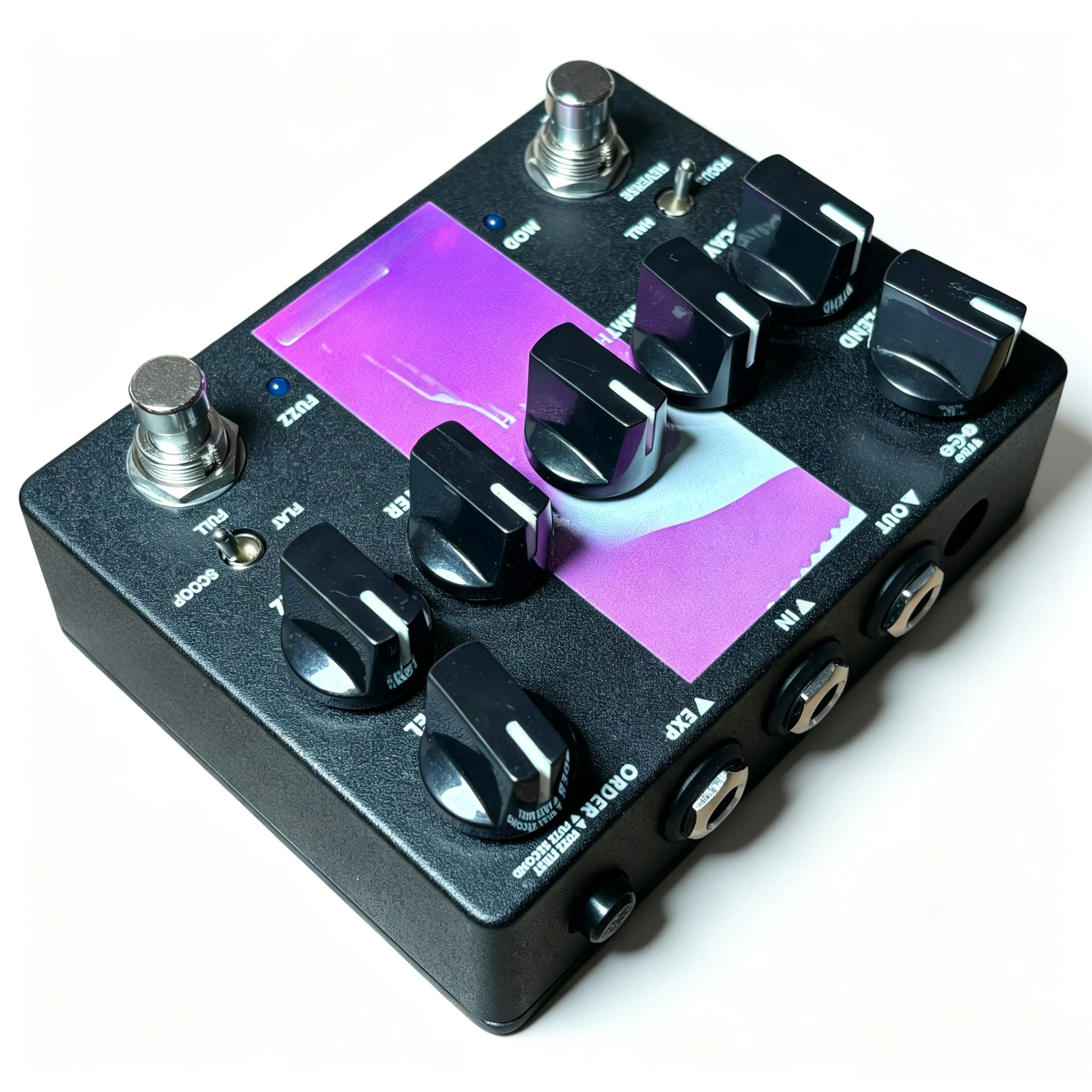 Multi-Knob Control Guitar Effect Pedal, Professional Level Precise Tone Tuning Equipment