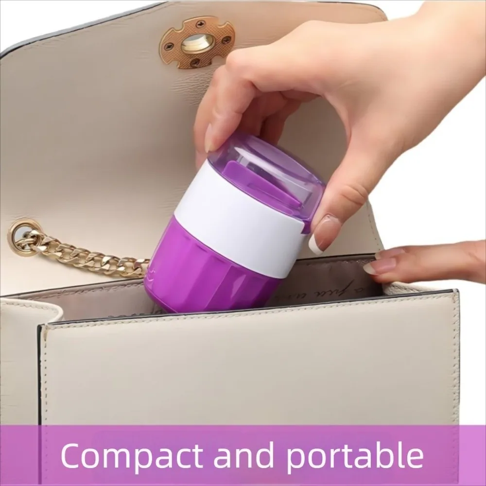 Stainless Steel 3-in-1 Pill Crusher Dust Proof Portable Fine Powder Tablet Grinder Precise Cutting Splitter